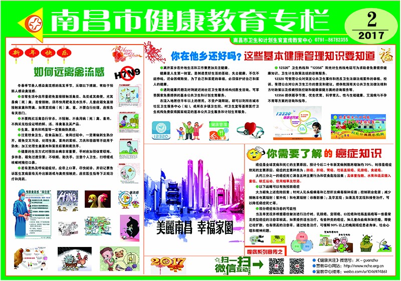 南昌市健康教育专栏（二）