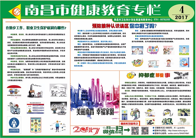 南昌市健康教育专栏（四）
