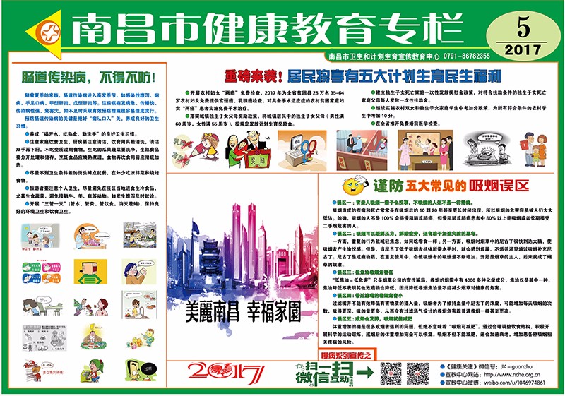 南昌市健康教育专栏（五）