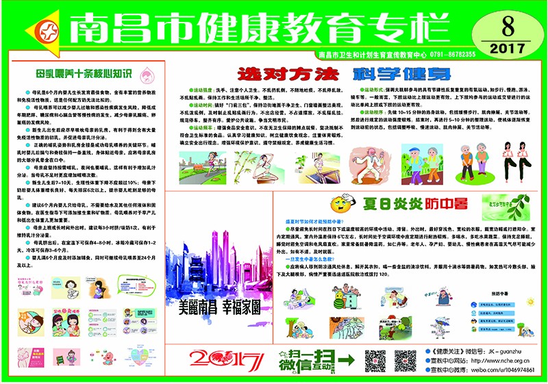 南昌市健康教育专栏（八）