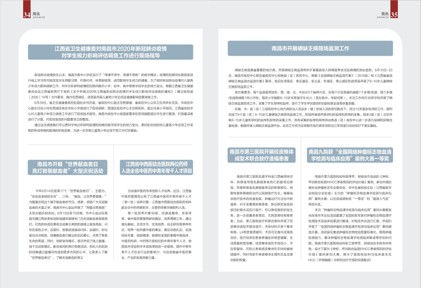 《南昌卫生健康》2020年第三期