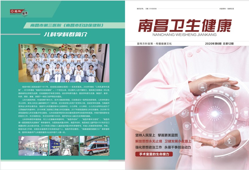 《南昌卫生健康》2020年第六期