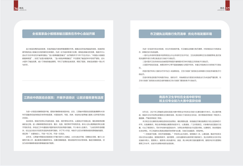 《南昌卫生健康》2021年第四期
